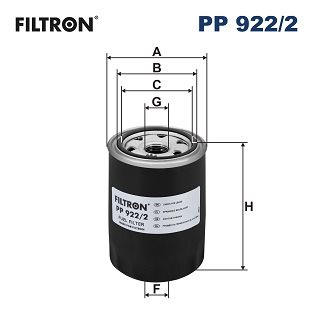 Filtr paliwa do Mazdy, PP 922/2, FILTRON WIX w ofercie sklepu e-autoparts.pl 